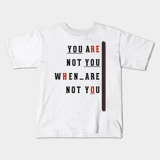 Print with text. Kids T-Shirt